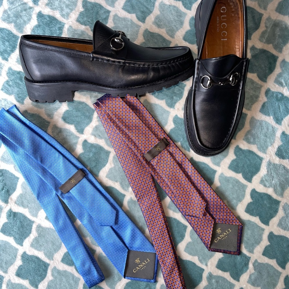 👔 Canali Silk Tie X 2 👔
